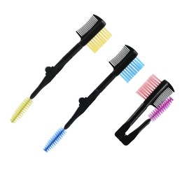 FRCOLOR Safe Folding Eyebrow Comb Pcs Eyelash Brush and Lash Curler Grooming Tool