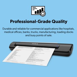 Ambir TravelScan Pro 600 (PS600-AS) Simplex Document Scanner and Card Scanner
