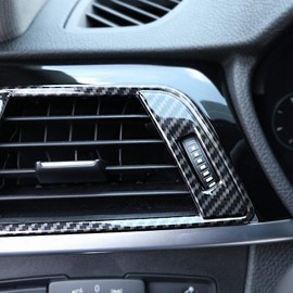 aqxreight Air Vent Cover, 2 Piece Side Vent Cover for Carbon Fiber for 3 Series F30 13-18