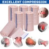 Benda elastica a compressione, 6 rotoli, bendaggio sportivo, bendaggio sportivo,