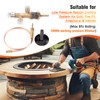 Low Pressure LPG Propane Patio Heater Gas Fireplace Fire Pit