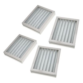 vhbw 4x Filter G4 Replacement for Paul 524000040 for Air Ventilation Device - Filter Set, 25 x 20 x 9 cm, White