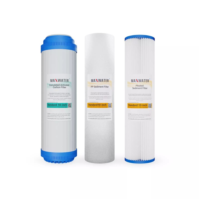 MaxWaterFlow.com Max Water Whole House Water Filter Replacement Set Pleated