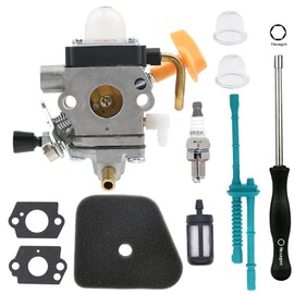 Aylux FS90R Carburetor for Stihl FS87 FS90 FS100 FS110 HT100 HT101 HL100 HL90 FC95 FC90 FC110 FC100 KM90 KM100R String Hedge Trimmer Replace Zama C1Q-S174 with Tune up Kits