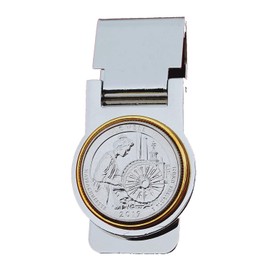 US 2019 Lowell National Historical Park (MASSACHUSETTS) Quarter Coin Hinged Money Clip - America the Beautiful