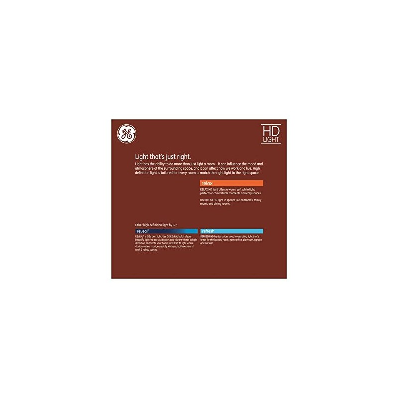 GE Relax 2-Pack 65 W Equivalent Dimmable Soft White Br30