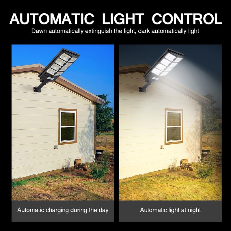 Waterproof Solar Lights Outdoor for Patio & Yard, Dusk to