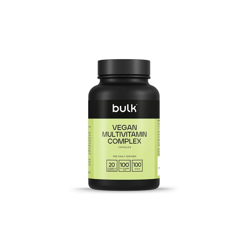 Bulk Vegan Multivitamin Capsules, Pack of 90
