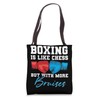Shadow Boxing Punching Kickboxing Bag Gloves Boxer Fighting Tote Bag