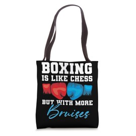Shadow Boxing Punching Kickboxing Bag Gloves Boxer Fighting Tote Bag