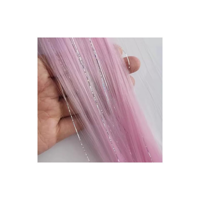 2 x Clip-In Hair Extension Highlights Streaks, Colourful Hair Highlights