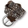 Caspar GU248 Women's Wide Belt Waist Belt with Rivets and