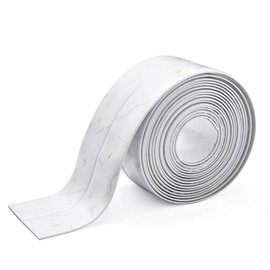 White Jade1.96“ ×8.5Ft Waterproof Caulk Tape Can Be Used As Joint Adhesive Shower Bathtub Joint Strip Bathroom Sealing Tape Kitchen Sealing Tape and Shower Tile Sealant