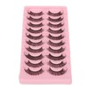 Pestañas Postizas, 10 Pares, Reutilizables, Suaves, 3D, Multicapa, Pestañas Postizas,