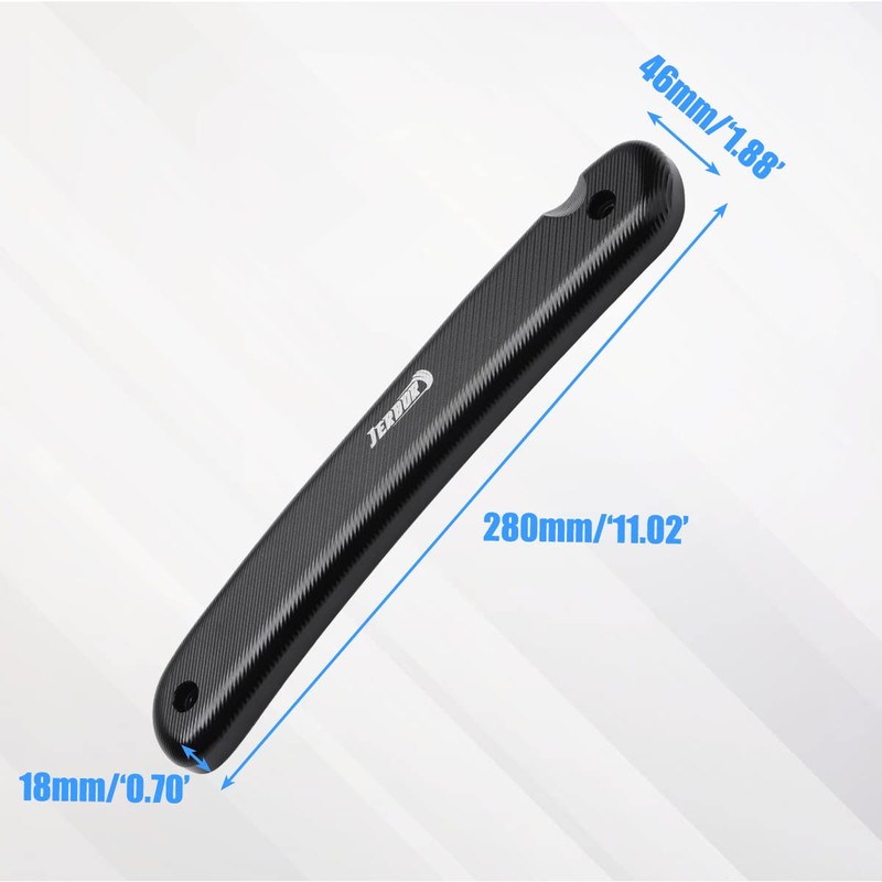 Jerbor 2Pcs Aluminium Car Interior Door Pull Handle for Mitsubishi