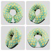 CuteBone GWB04L-DE Inflatable Dog Cone with Removable Soft Fleece Covers
