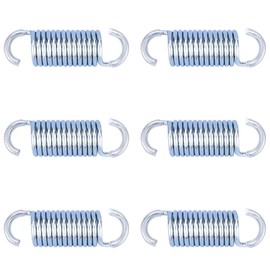 JIALIA GUPO 2-1/4inch(6Pcs) Protective Coated Replacement Furniture Tension Springs for Recliner Sofa Bed, Metallic, (TH-2-!/4(2.5))