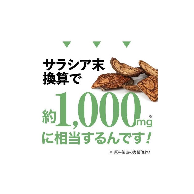 サラシア サプリ 31粒 約1ｹ月分 サラシア末換算 約30000mg イヌリン サイリウム 難消化性デキストリン 配合