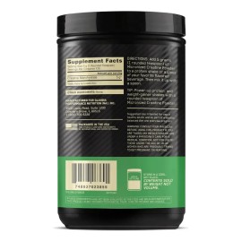 Creatina Monohidratada Optimum Nutricion 120 Porciones Sin S Sin Sabor