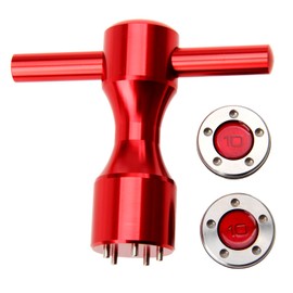 2Pcs Golf Custom Weights Wrench Tool Kit, MUXSAM Golf Weight Screw 5-Prong Wrench, Compatible with Titleist Scotty Cameron California Newport Putter(10g)