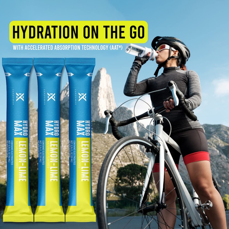 CARDOMAX Hydration Packets Electrolyte Drink Mix - HydroMax Liquid Water