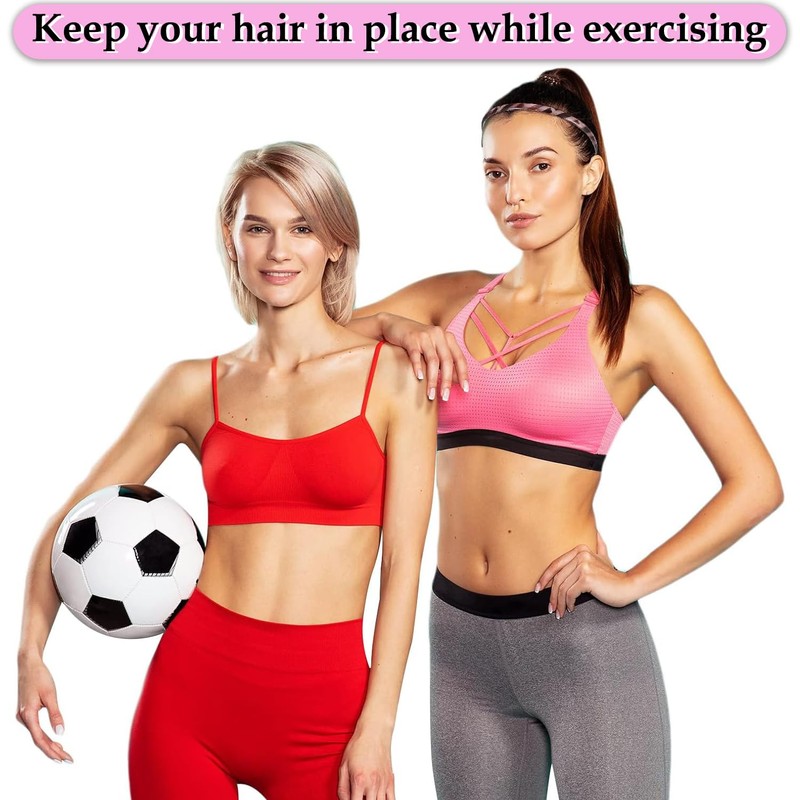 Pack of 4 Thin Plastic Headbands, Simple Plastic Headbands, Thin