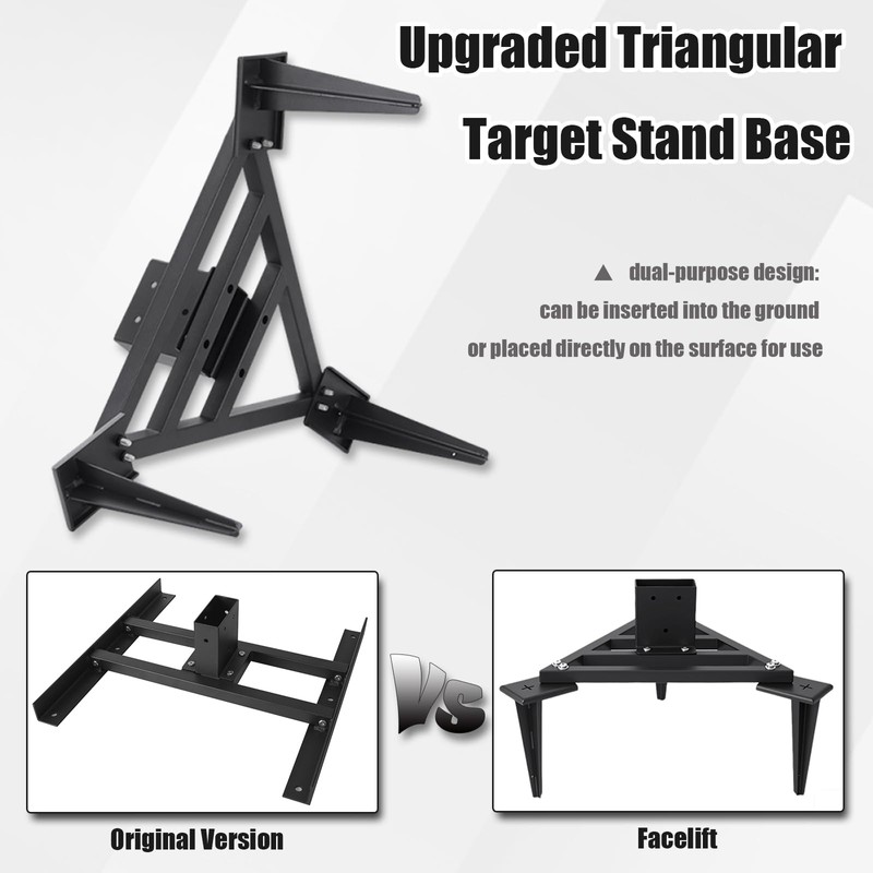 2x4 Metal Target Stand System for Outdoors Shooting Range