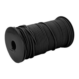 Multi-Purpose Parachute Cord 100 m 9 Strand 4 mm Robust Durable Paracord Rope for Climbing (Black)