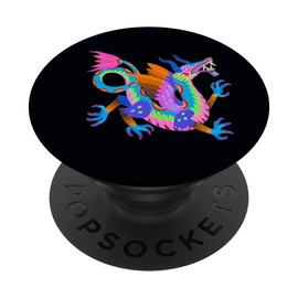 Dragon Alebrije in Black Background