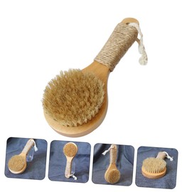 Gatuida 1Pc Non Slip Bath Brush with Soft Bristles for Body Cleansing Shower Scrubber for Back Arms and Legs