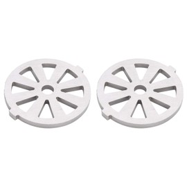 Stainless Steel Meat Grinder Plate Discs, Meat Grinder Accessories 7 mm/0.3 Inch ID for 5# Meat Grinder/B-Type Meat Grinder, 2 Pieces (7 mm Sector)