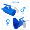 BIUDECO Portable Female Urinal Bottle with Integrated Handle and Threaded