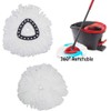 3 Pcs Spin Mop Head Refills for Vileda EasyWring 1-Tank