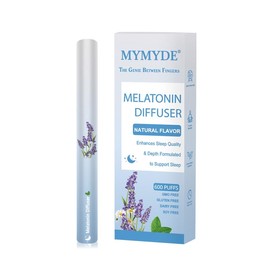 MYMYDE Thyme and mint extracts for lung detoxification and oral air freshening, herbal diffusion pen relaxation stick Solution:_Lavender