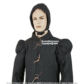 Medieval Gears Brand White XXL Gambeson Type7 Padded Medieval Armour Coat SCA WMA LARP Arming Jacket