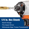 COMOWARE Titanium Impact Drill Bit Set - 30 Pcs Hex