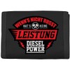 Diesel Power Wallet with Patch, black