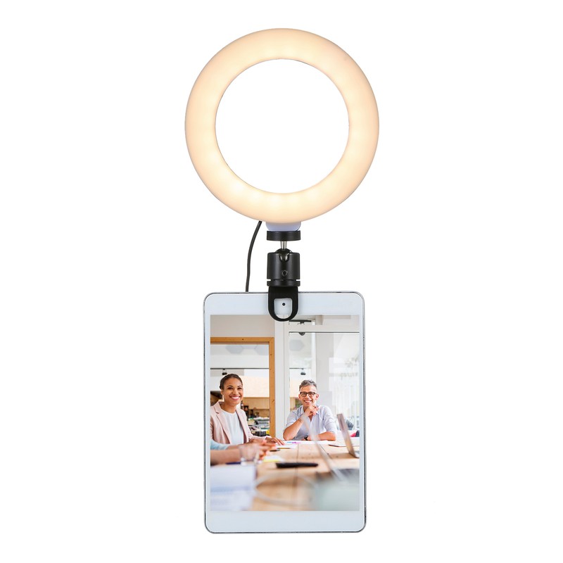 6'' Ring Light for Laptop, Computer Clip Video Fill Light