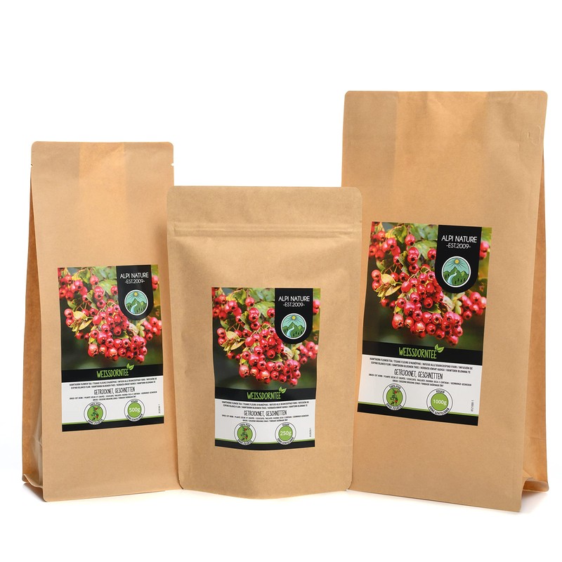 Hawthorn Infusion (500g, 1.1 lb), Hawthorn Tea, Cut, Gently Dried,