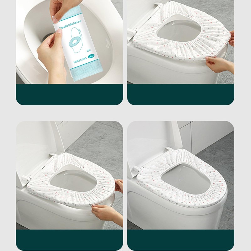 Disposable Toilet Seat Cover Independently Packaged With Non-Woven Fabric 20