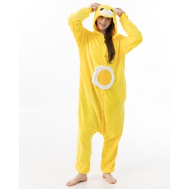 Katara 1744 Care Bears Outfit, Onesie Jumpsuit, Cute Animal Costume, Cosplay Overall, Funshine Bear - 145-155cm (S)