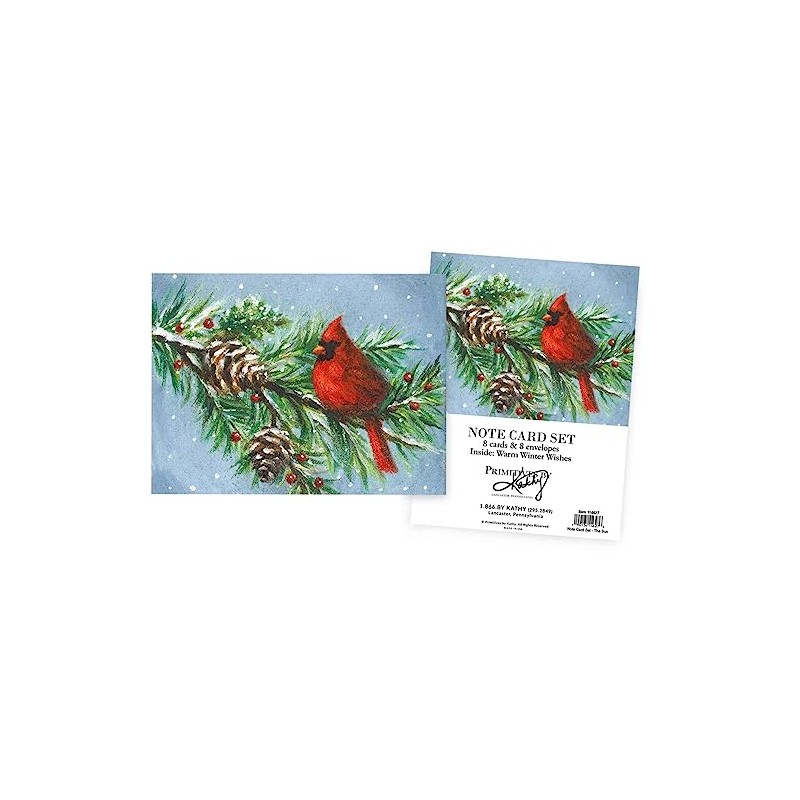 Primitives by Kathy Note Card Set - Winter