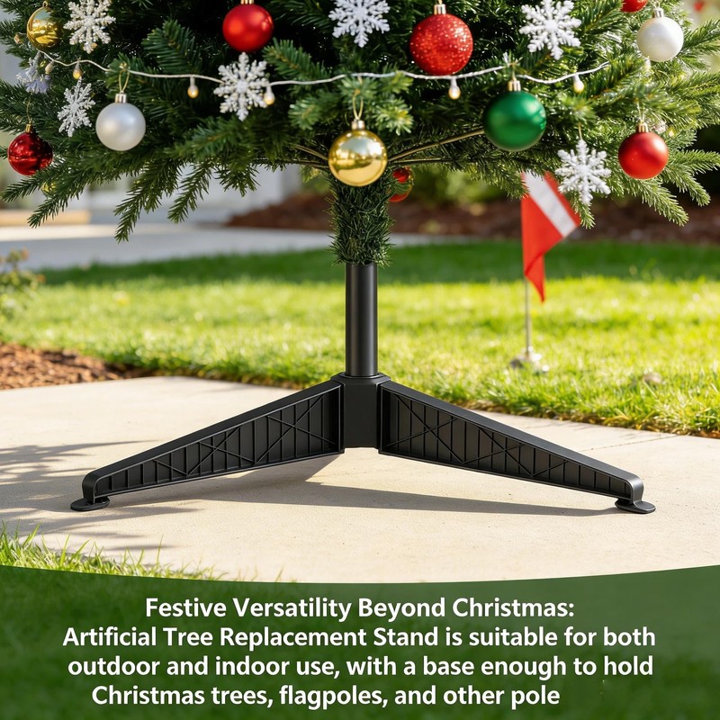 VOSCHOIX Artificial Christmas Tree Stand Replacement, Plastic Christmas Tree Legs
