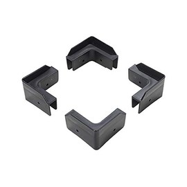 [DIY / Self-use] Ribbed Corner Parts Set for Pladan Case (1 Case WW) (Black)