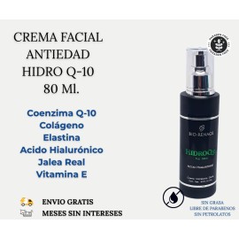 Crema Facial Antiedad Rejuvenecedora Para Hombre Hidro Q10