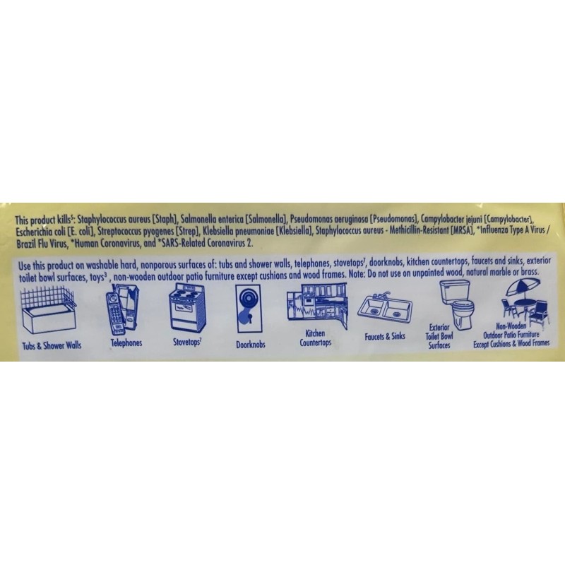 Good & Clean Disinfectant Wipes, Refreshing Lemon Scent, 432 Count