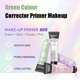 Professional Green Colour Correcting Makeup Primer, 30g, Hydrating, Pore Minimising, Long-Lasting