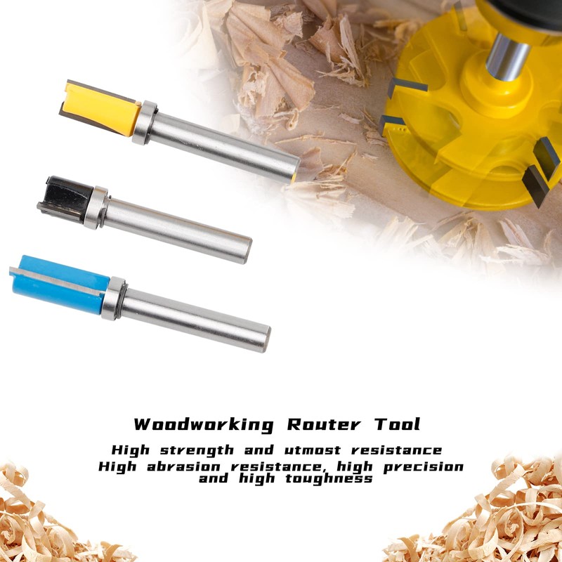 3 x 8 mm Shank Flush Cutter 8 mm Shank