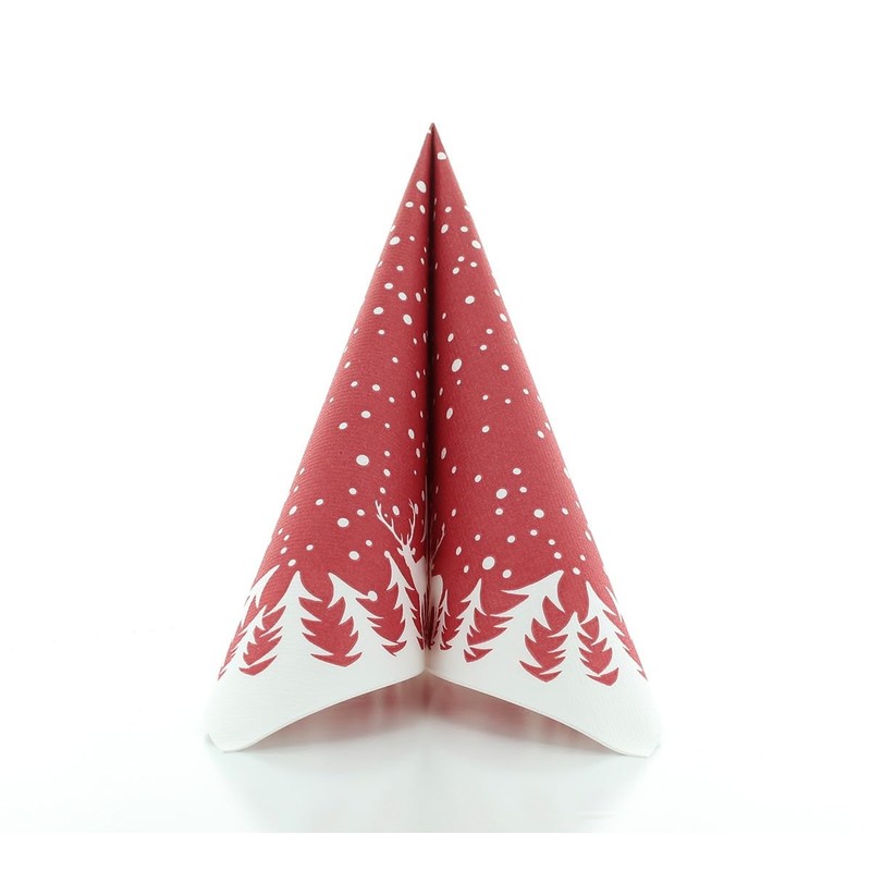 Sovie HORECA Napkin Marvin in Bordeaux | Linclass® Airlaid |