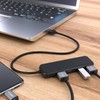 KabelDirekt – USB-3.0-Hub 4-Port (Slim-Design, Plug & Play an PC/Notebook/Mac,